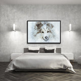 tableau peinture chien