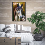 Tableau Peinture Tête de Cheval