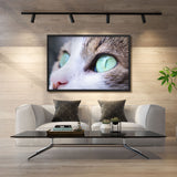 Tableau photo chat zoom