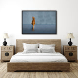 tableau photo chat sur le mur