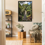 tableau pont suspendu jungle