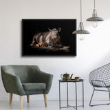 Tableau Rhinocéros se Reposant