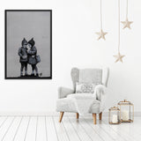 Tableau street art banksy enfants