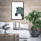 Tableau Zèbre Multicolore