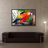 Tableau avec Perroquet Flamboyant