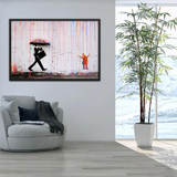 banksy pluie de couleur