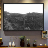 tableau deco jungle noir et blanc