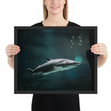 Tableau Requin Observant ses proies