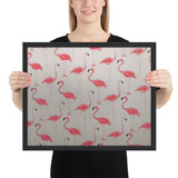Tableau Peinture Flamant Rose Enfant