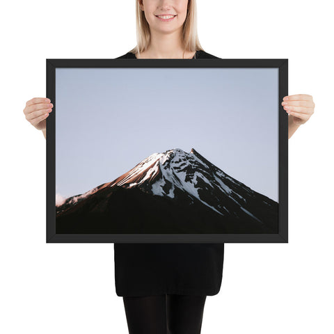 Tableau Montagne Volcan Enneigé