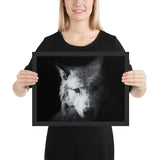 Tableau Loup petit cadre