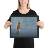 tableau moderne photo chat sur le mur