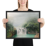 Tableau jungle chute d'eau énorme