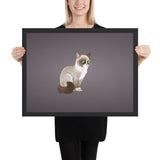 Tableau chat enfant le tetu