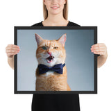 Tableau chat contemporain sauvage