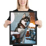 Tableau Déco Chien Loup