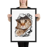 tableau deco chat enfant surprise