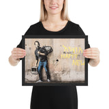 Tableau street art banksy steve jobs marchant