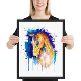 Tableau Cheval fille