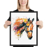 Tableau Cheval Couleur Infinie