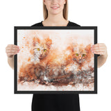 Tableau chat moderne peinture design