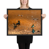 Tableau Envolée de Papillons en Famille