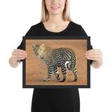 Tableau Léopard dans le désert