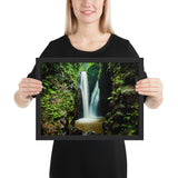 Tableau tropical la cascade cachée