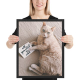 Tableau Chat Original déco