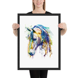 Tableau Abstrait Cheval Mélancolique