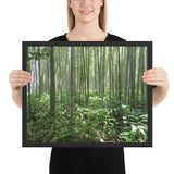 Tableau bambou kyoto vert