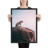 Tableau Panthère Observant