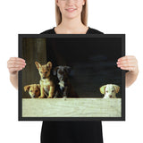 Tableau  Chiot et ses Frères