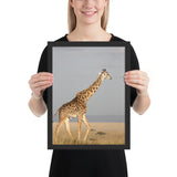 Tableau Girafe dans la Savane
