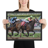 Tableau Chevaux De Course sur le Podium