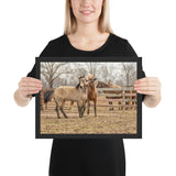 Tableau Chevaux dans le range