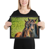 Tableau Animaux Chevaux Noisettes