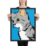 tableau chat design pop art