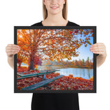 Tableau XXL Automne Orangé