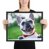 Tableau Bulldog Souriant