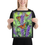 Tableau Animaux avec des Papillons (Lavande)