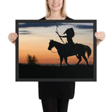 Tableau Cheval et Indien