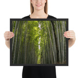 Tableau bambou la forêt sacrée