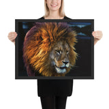 Tableau Tête de Lion Roi Soleil