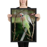 Tableau Jungle Perroquet Vert