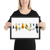 Tableau chat enfant de toutes les couleurs