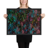 Tableau jungle mauves