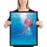 Tableau de Méduse Rose Tacheté