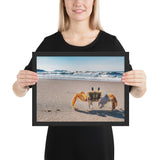 Tableau Crabe sur le Sable (Crustacé)