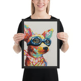 tableau chien aviateur